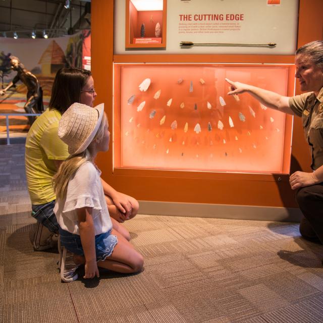 Exhibits at Hampson Visitor Center in Wilson