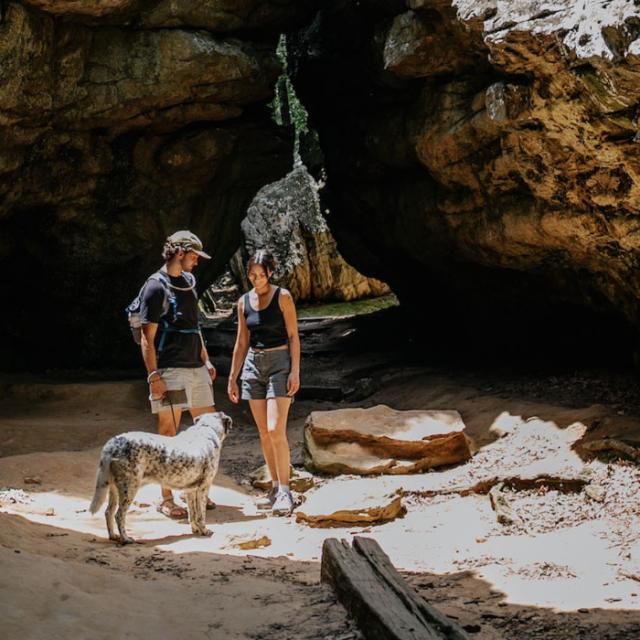 Bear Cave trail at Petit Jean State Park