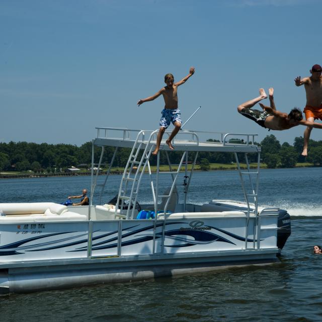 Swimming at Lake Chicot State Park