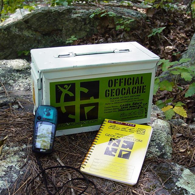 Geocaching at Lake Ouachita State Park